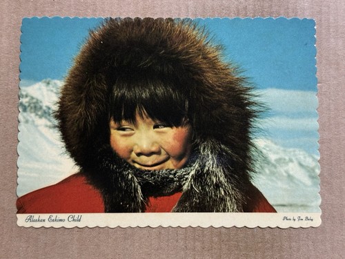Cartolina alaska eschimese - cartolina,