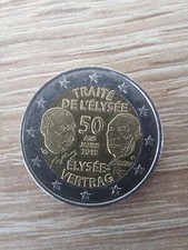 Pièce euros 50 ans - pièce,