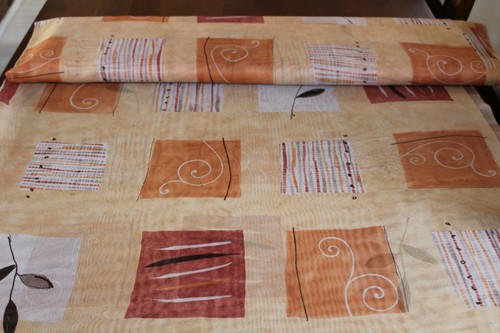 Tessuto beige marrone fantasia