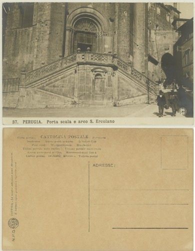 Perugia porta scala arco - -porta, e