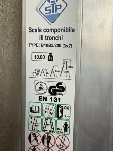 Scala componibile tronchi - scala,
