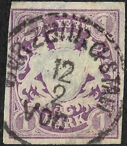 Eas stamps bavaria usato - bavaria,
