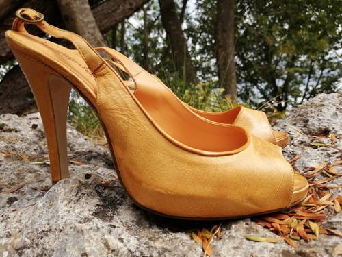 Sandali vera pelle color - pelle,