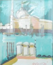 quadro olio Remo Brindisi