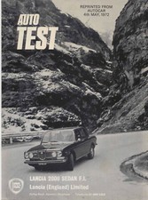 Lancia 2000 Test su strada