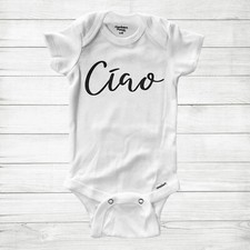 Body neonato ciao italiano