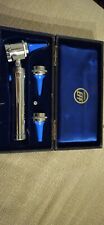Vecchio Kit Otoscopio Vintage Strumento Otorinolaringoiatria Medico Modernariato
