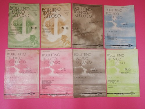 Geloso bollettino tecnico - bollettino,