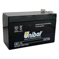 BATTERIA UNIBAT CB712U PER