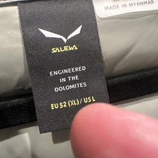 Piumino uomo Salewa con