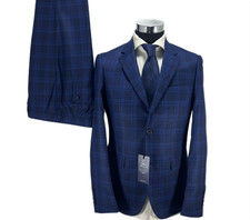 Abito uomo sartoriale Antica Sartoria Napoletana 2 bottoni quadri Made in Italy