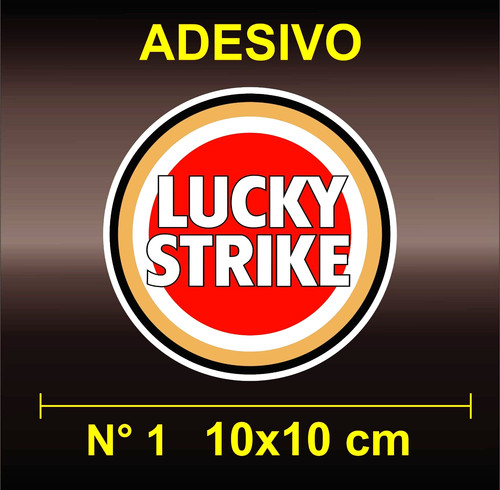 Adesivi sticker lucky strike - adesivi,