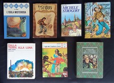 Lotto 7 libri JULES VERNE -