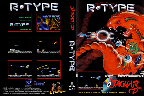 Atari jaguar type porta - cd, r-type