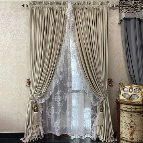 Tenda tessuto beige - tenda,