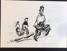 Ernesto Treccani Litografia su