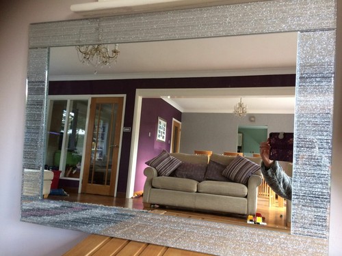 Cornice specchio glitter