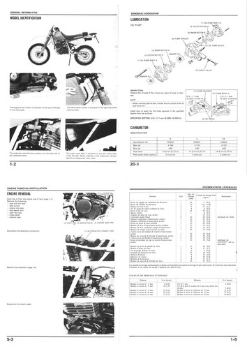 Manuale officina honda - officina, 600