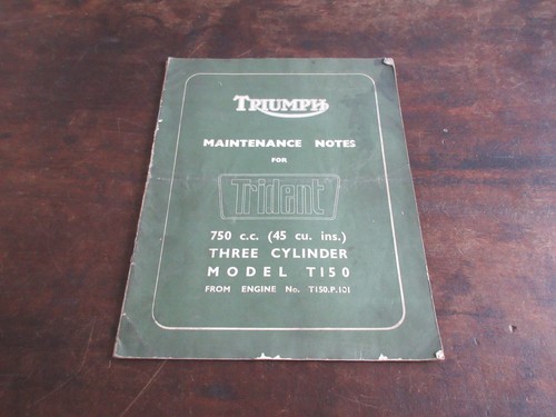 Triumph trident 750cc - trident, 1968