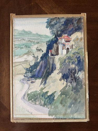 Quadro acquerello casa