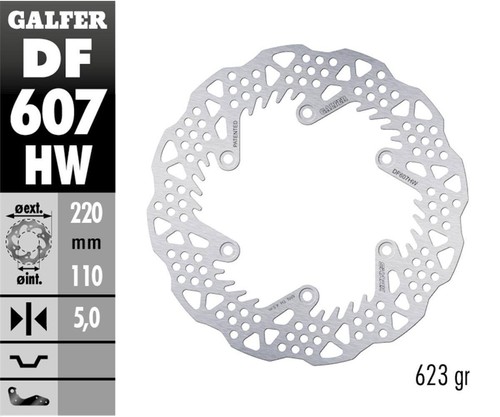 Galfer disco freno posteriore - galfer,