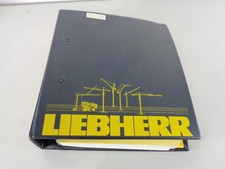 ' Uso + Catalogo Ricambi Liebherr Gru a Torre 256 HC Supporto 10/1990