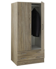 ARMADIO 2 ANTE CON 2 CASSETTI