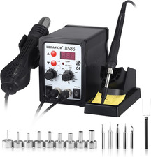 2 in 1 Stazione Saldante E Saldatore Ad Aria Calda, 700 W Stazione Saldante Stag