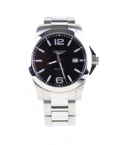 Longines conquest men black - men's,