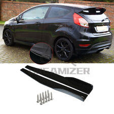 Gonne Laterali 745mm Dondolo Diffusore Ali Nero per Ford Fiesta MK6 NK7