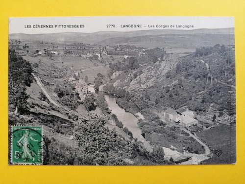 Cpa les cevennes langogne - les,