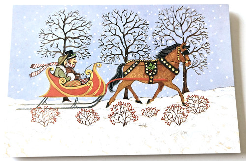 Cartolina natalizia vintage