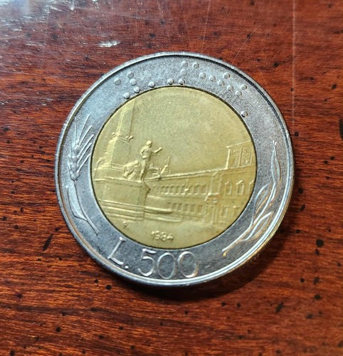 Moneta 500 lire italia - lire,