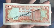 100 PESOS 1995 ORO REPUBBLICA DOMENICANA  CASA DE LA MONEDA SPECIMEN MUESTRA