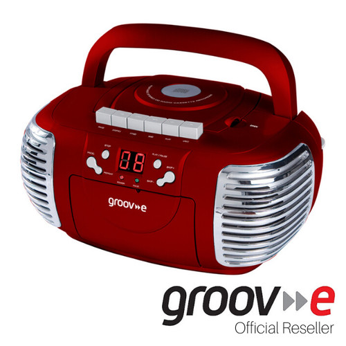Groov retro boombox lettore - retro,