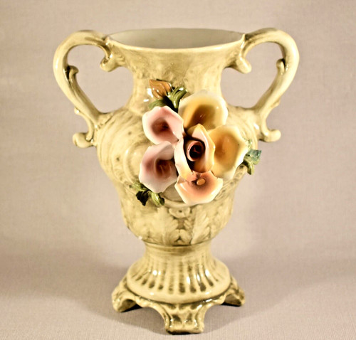 Vaso vintage capodimonte - vaso,