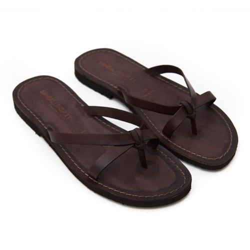 Sandali donna bassi cuoio - sandali,