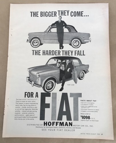 Pubblicità stampa fiat - pubblicità,