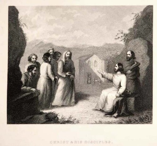 1840 antique engraving - by, w
