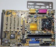 Scheda Madre Vintage Gigabyte GA-6VX7-4X con CPU Intel Pentium3 socket 370 e Ram