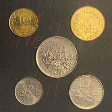 Set franchi Francia (10 cent