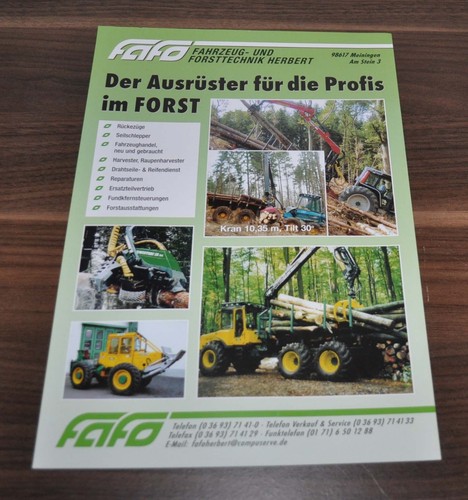 Brochure trattore forestale