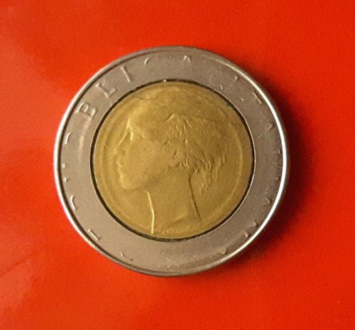 500 lire 1985 errore non - 500,