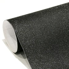 Pellicola adesiva nero glitter