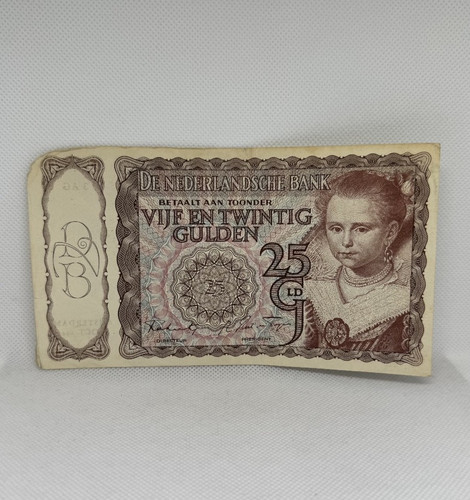 Banconota olanda 25 - olanda, /