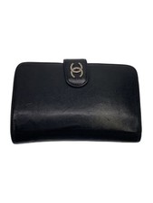 CHANEL Folded Wallet Leather