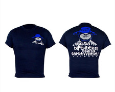 T-SHIRT MAGLIA UOMO AREA 51 QUANDO DIFENDERSI SIGNIFICA SOPRAVVIVERE COLORE BLU