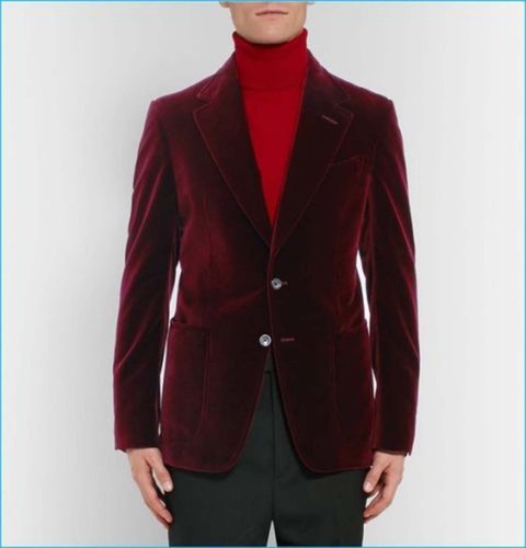 Giacca smoking maroon uomo - giacca, da