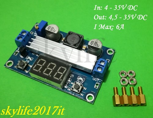 Convertitore step 100w - 6a,
