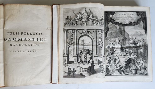 1706 onomasticum graece - onomasticum, &